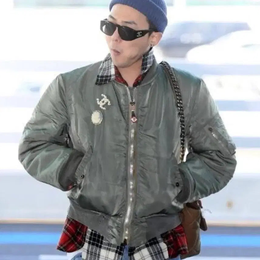 [BUNJANG] G-Dragon Alpha Industries M-1 Jacket / [L]1968 지드래곤  알파인더스트리 정밀복각 m-1