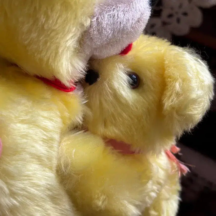 [BUNJANG] Vintage Dog Music Box Antique Toy / 쇼와레트로 빈티지 강아지 오르골인형 엄마아기 강아지 앤틱고전소품토이모리걸