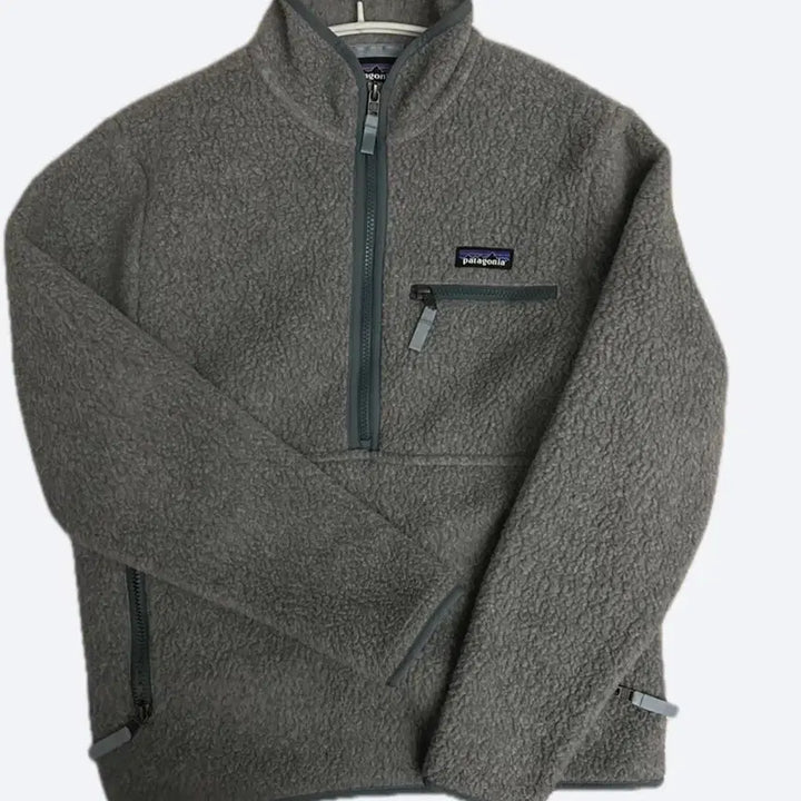[BUNJANG] Patagonia Retro Pile Pullover Fleece Grey M / 파타고니아 레트로 파일 풀오버 그레이 M 아노락 반집업