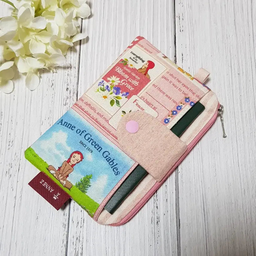 [BUNJANG] Handmade Anne of Green Gables Passport Wallet (Pink) / 핸드메이드 빨강머리앤 여권지갑 (핑크)