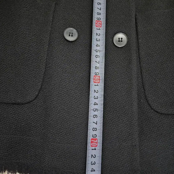 [BUNJANG] Theory Black Tweed Double Button Jacket / Theory 블랙 트위드 더블 버튼 자켓