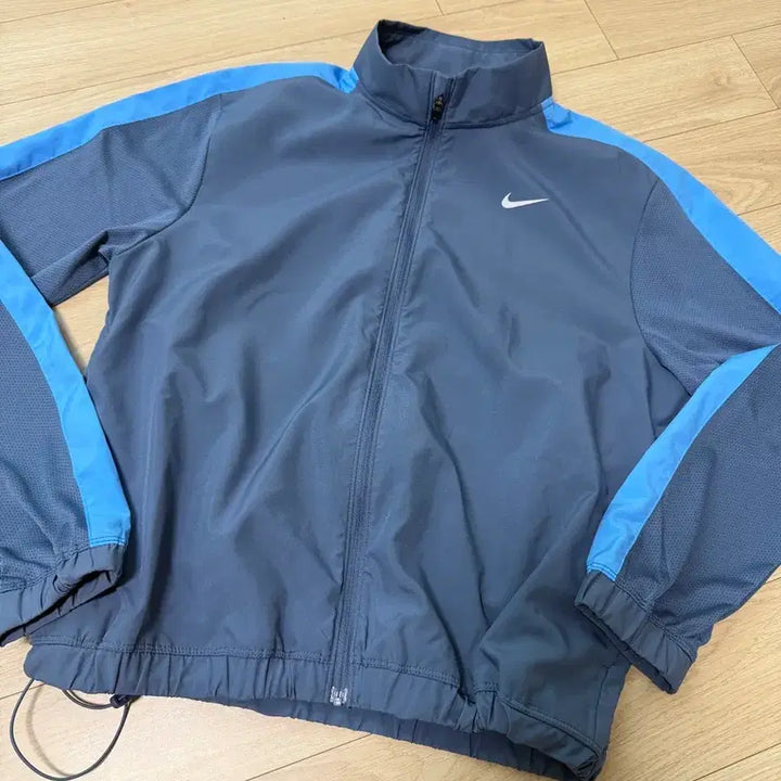 [BUNJANG] Nike Windbreaker Jacket - Blue Grey (M) / 나이키 바람막이 자켓 블루 그레이 M
