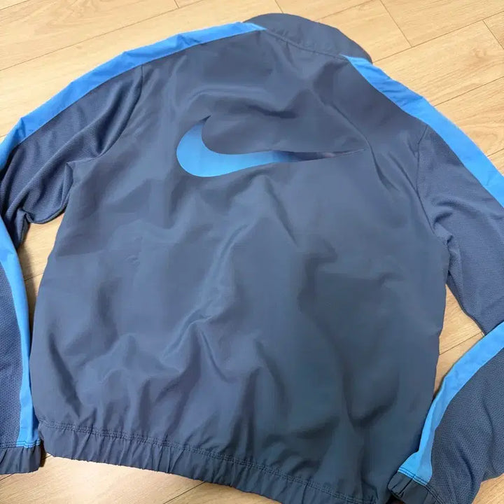 [BUNJANG] Nike Windbreaker Jacket - Blue Grey (M) / 나이키 바람막이 자켓 블루 그레이 M