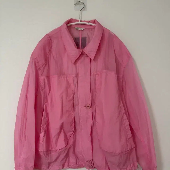 [BUNJANG] Overdue Flare Rounded Shoulder Nylon Jacket / 오버듀플레어