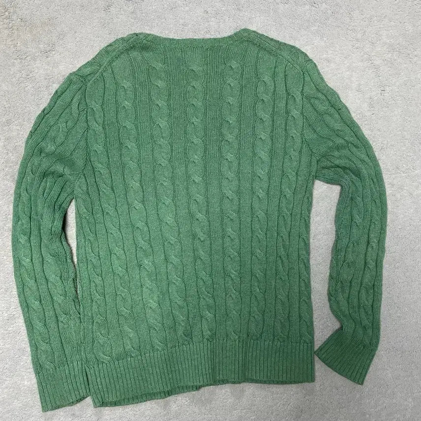 [BUNJANG] Vintage Polo Cable Knit Sweater / 폴로 케이블 니트