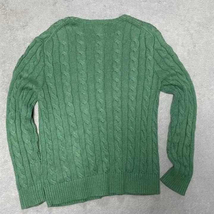 [BUNJANG] Vintage Polo Cable Knit Sweater / 폴로 케이블 니트