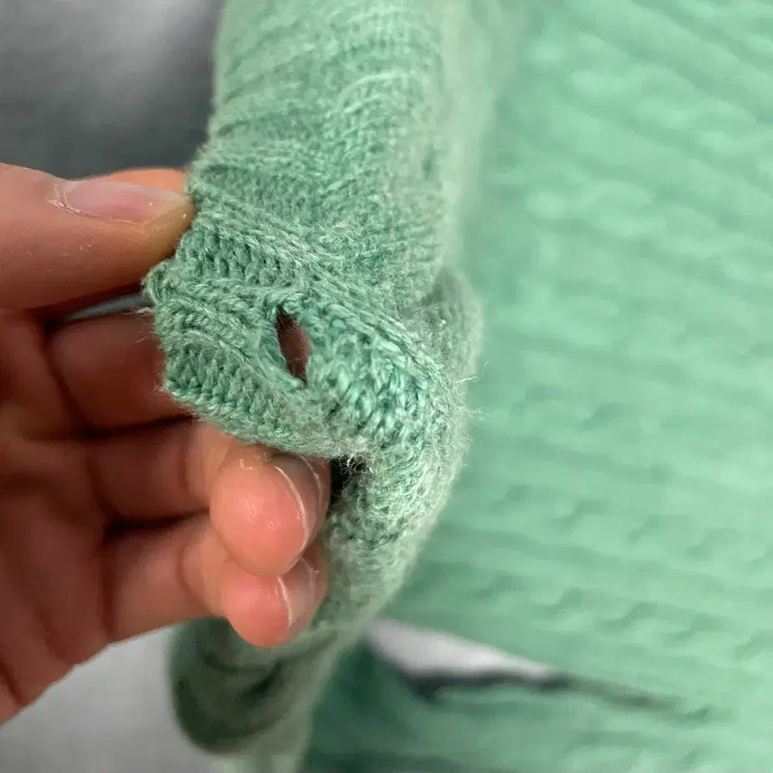 [BUNJANG] Vintage Polo Cable Knit Sweater / 폴로 케이블 니트