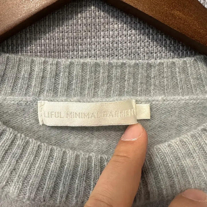 [BUNJANG] LIFUL MINIMAL GARMENTS Crew Neck Knit Sweater / 라이플 LIFUL MINIMAL GARMENTS 크루넥 니트