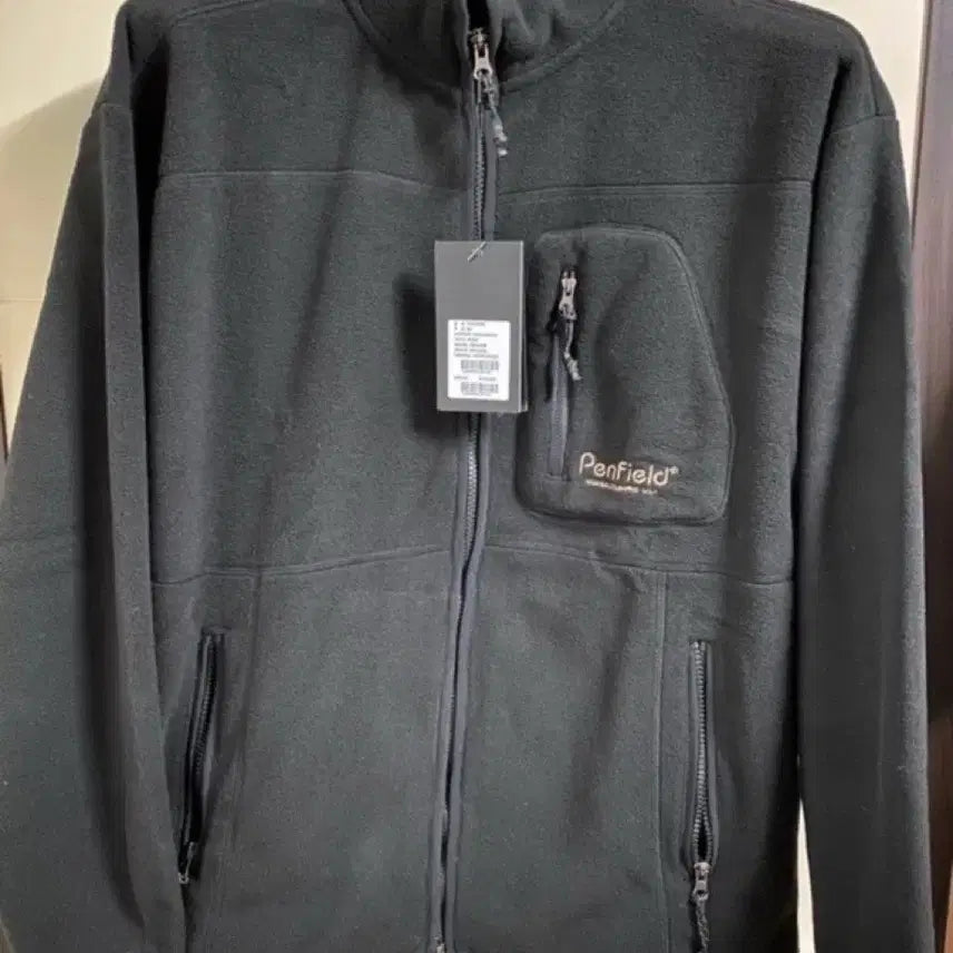 [BUNJANG] Penfield Black Fleece Zip-Up Jacket (Size M) / 펜필드 집업후리스 검정색 M사이즈 팝니다