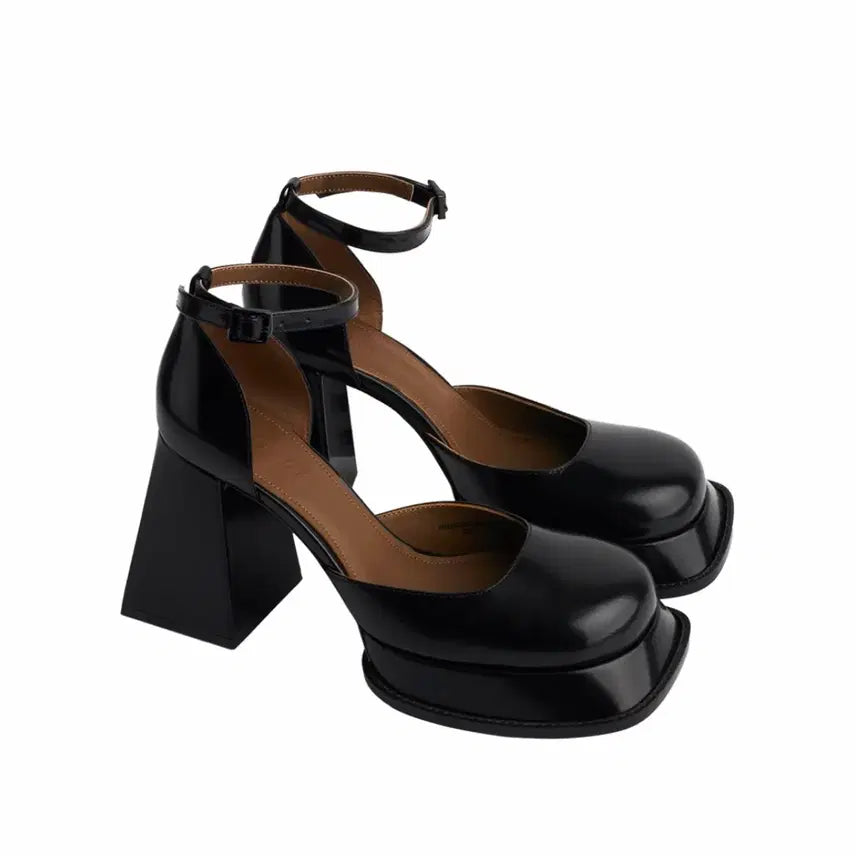 [BUNJANG] Shushu/Tong Round Toe Strap High Heels / Shushu/Tong 슈슈통 라운드 토 스트랩 하이힐