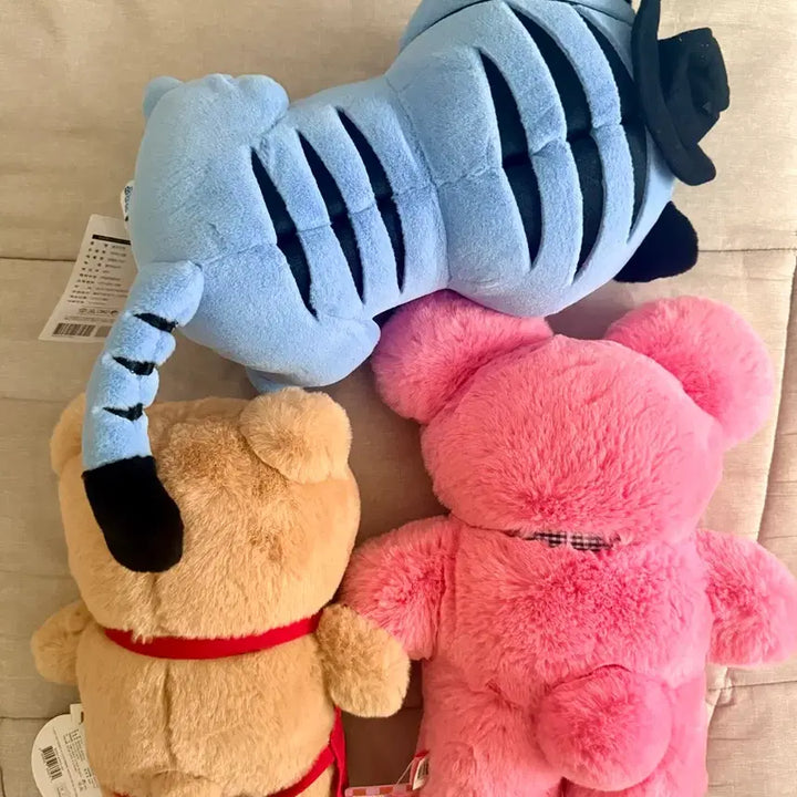 [BUNJANG] Teddy Bear Plush Doll Bundle Set / [일괄] 중형 인형 세트 (테드, 와사비베어, 케데헌 더피)