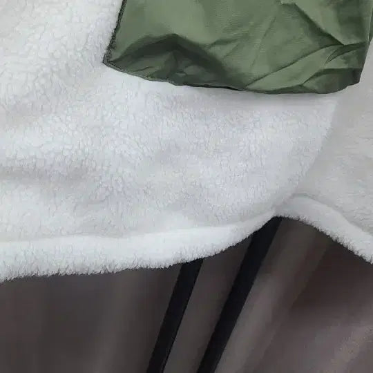 [BUNJANG] Nike Fleece Half-Zip Pullover White / 나이키 뽀글이 플리스 하프집업 화이트