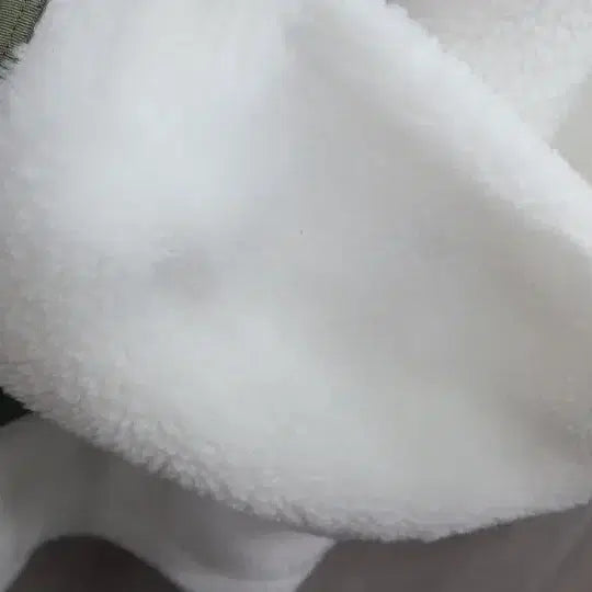 [BUNJANG] Nike Fleece Half-Zip Pullover White / 나이키 뽀글이 플리스 하프집업 화이트