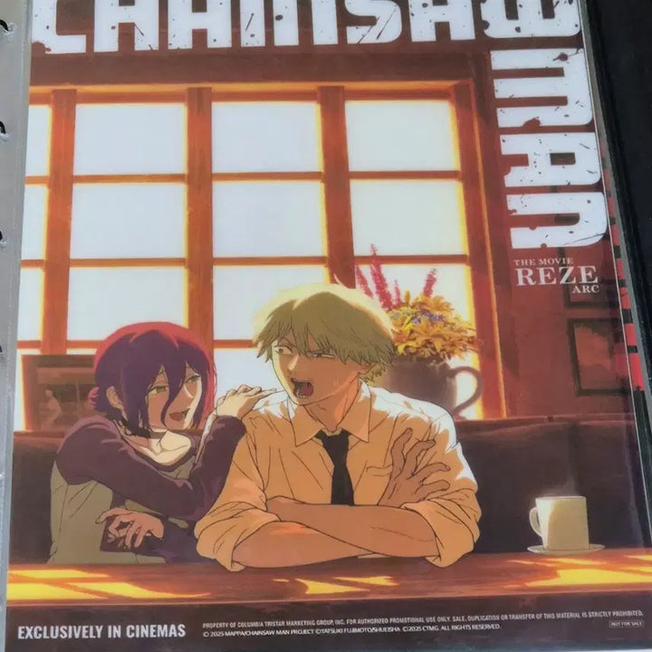[BUNJANG] Chainsaw Man 6th Week Cafe Poster / 체인소맨 6주차 카페 포스터