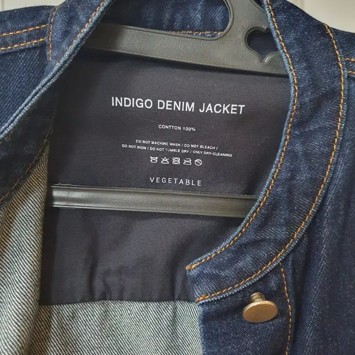 [BUNJANG] Vegetable Indigo Denim Jacket / 베지터블 인디고 데님 자켓