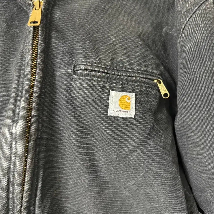 [BUNJANG] Carhartt Black Work Jacket / 칼하트 블랙 워크 자켓 털 안감