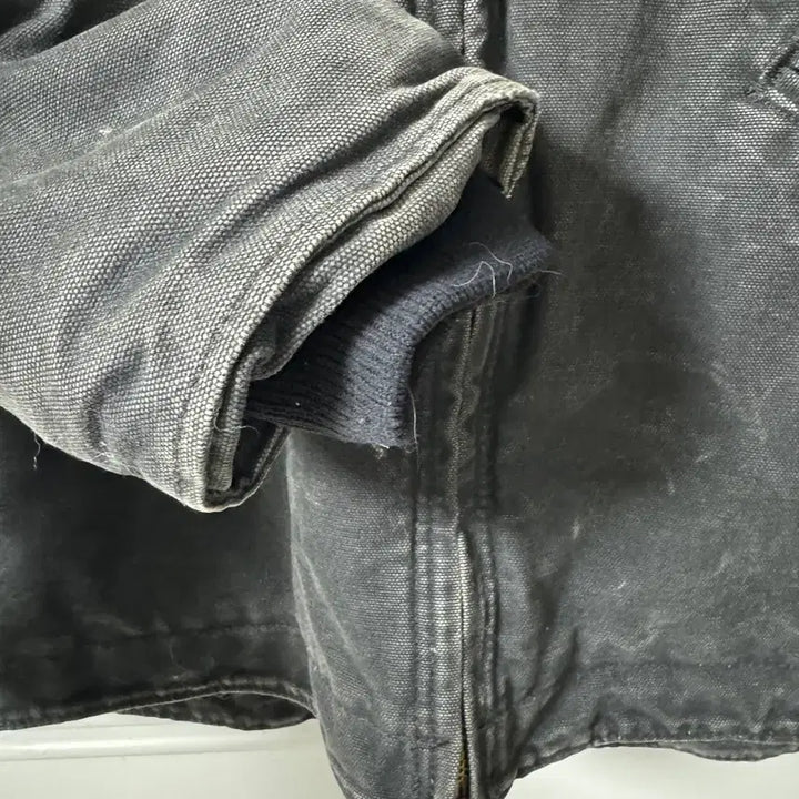[BUNJANG] Carhartt Black Work Jacket / 칼하트 블랙 워크 자켓 털 안감