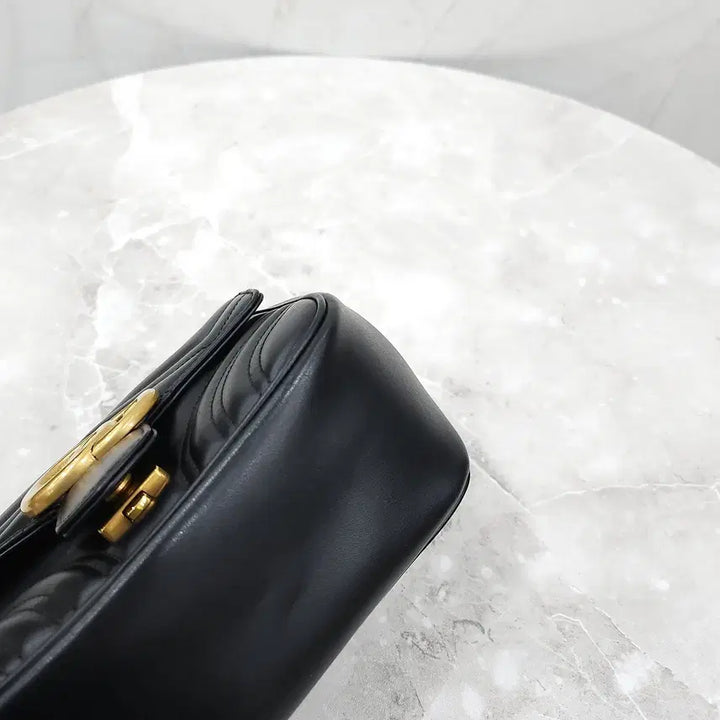 [BUNJANG] Gucci GG Marmont Mini Chain Shoulder Bag / 구찌 GG 마몽 미니 체인 숄더백 739682