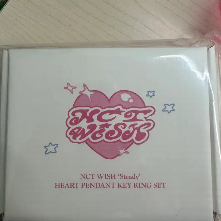 [BUNJANG] NCT WISH Steady Heart Keyring Set / 수수료포함)NCT 위시 하트 키링 세트 Steady 스테디 하트 팬던트