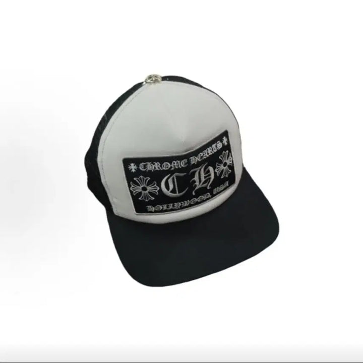 [BUNJANG] Chrome Hearts Black and White Mesh Cap / 크롬하츠 블랙 화이트 메쉬캡