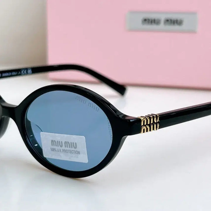 [BUNJANG] Miu Miu Oval Blue Tint Sunglasses / 미우미우 타원형 블루 틴트 선글라스