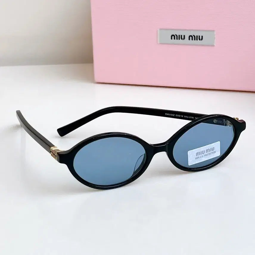 [BUNJANG] Miu Miu Oval Blue Tint Sunglasses / 미우미우 타원형 블루 틴트 선글라스