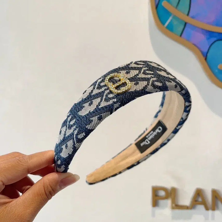 [SOLD OUT] 디올 오블리크 블루 헤어밴드