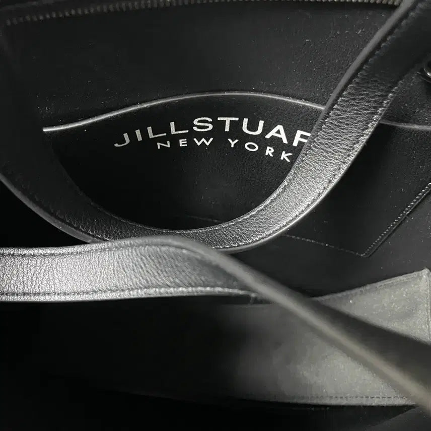 [BUNJANG] Jill Stuart Black Leather Shoulder Bag / 질스튜어트 블랙 가죽 숄더백
