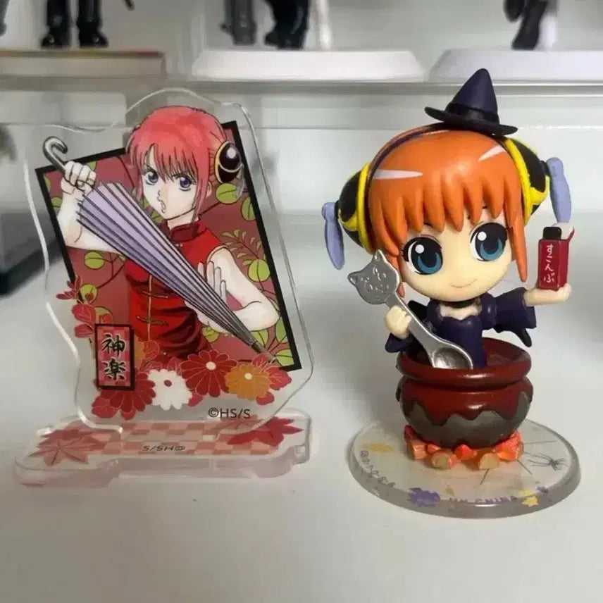 [BUNJANG] Kagura Acrylic Figure Bundle Set / 은혼 카구라 중프 피겨 아크릴, 마녀 카구라 푸치캐러 치비큥 피규어 일괄