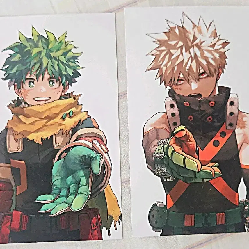 [BUNJANG] My Hero Academia Midoriya Izuku &amp; Bakugo Katsuki POB Postcard / 히로아카 나히아 42권 특전 엽서 미도리야 이즈쿠 바쿠고 카츠키