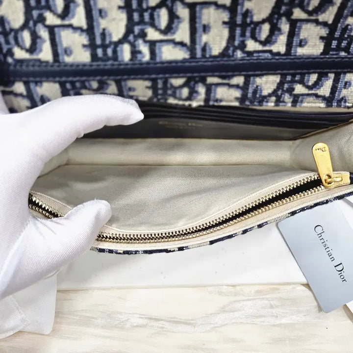 [BUNJANG] Dior Saddle Medium Chain Pouch / [정품]디올 오블리크 새들 체인 파우치