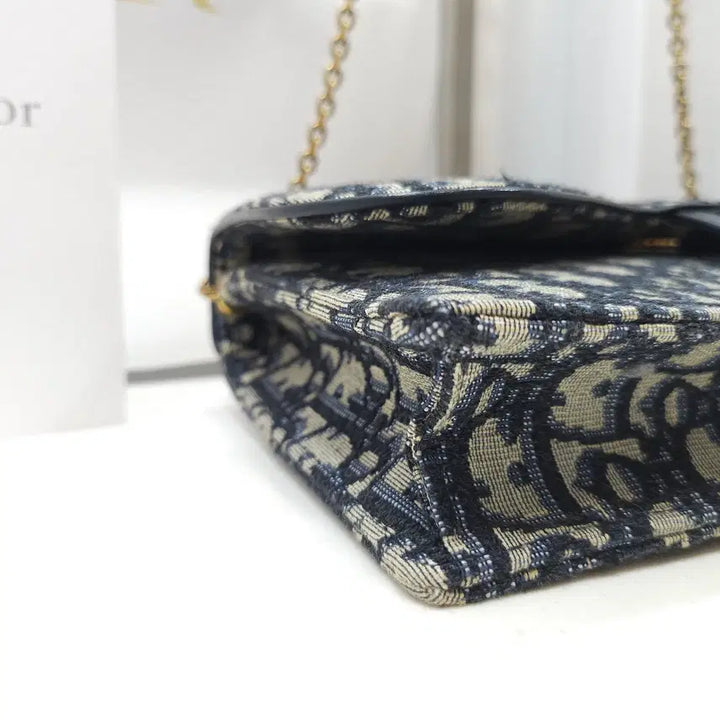 [BUNJANG] Dior Saddle Medium Chain Pouch / [정품]디올 오블리크 새들 체인 파우치