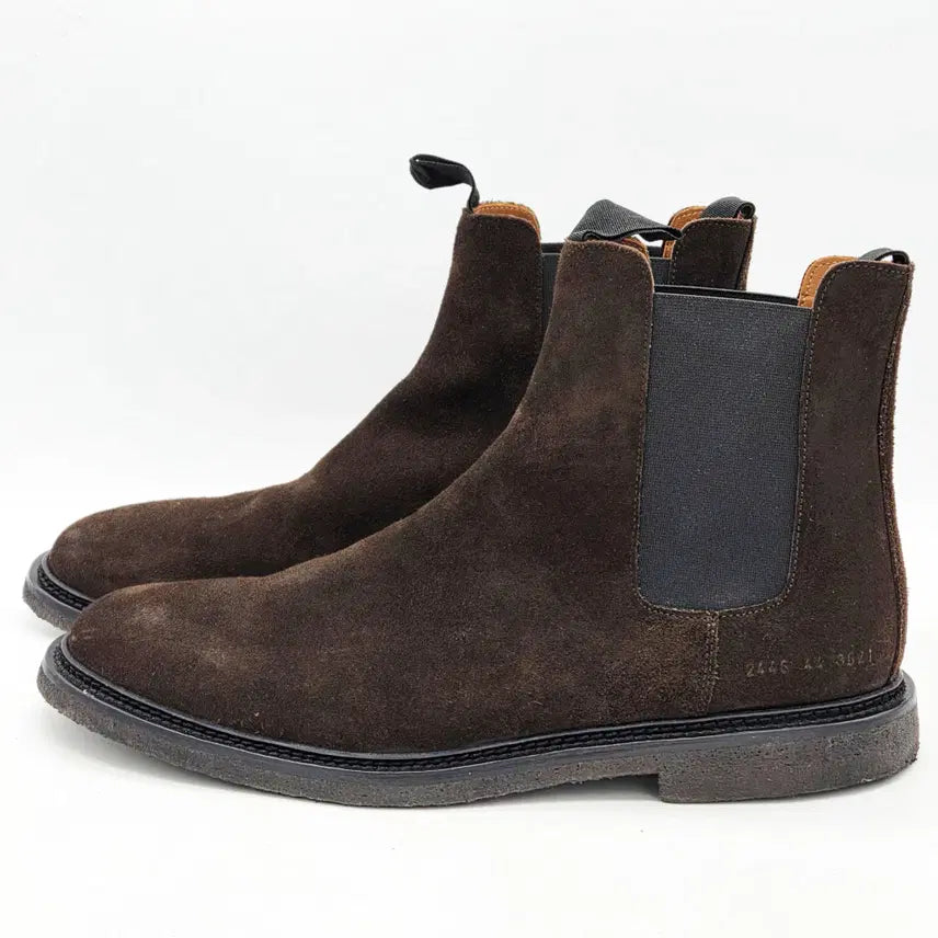 [BUNJANG] Common Projects 25FW Suede Chelsea Boots / 커먼프로젝트 25FW 2446 스웨이드 첼시 브라운 (44)