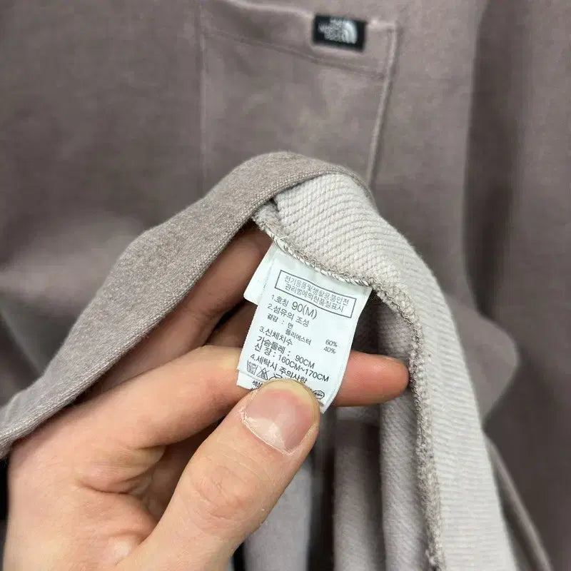 [BUNJANG] The North Face Embroidered Logo Long-Sleeve Dress / 노스페이스 아웃도어 자수로고 긴팔 원피스 90 A06652