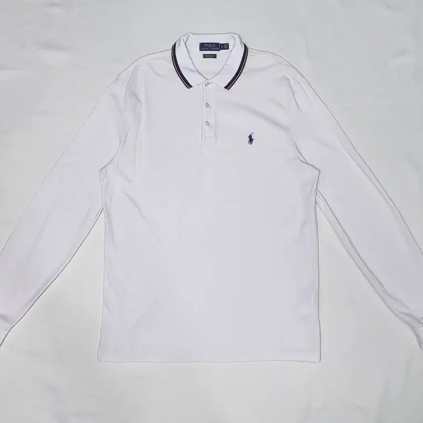 [BUNJANG] Polo Ralph Lauren Stretch Long Sleeve Shirt / 폴로랄프로렌 카라넥 스트레치 긴팔 L _ 남성