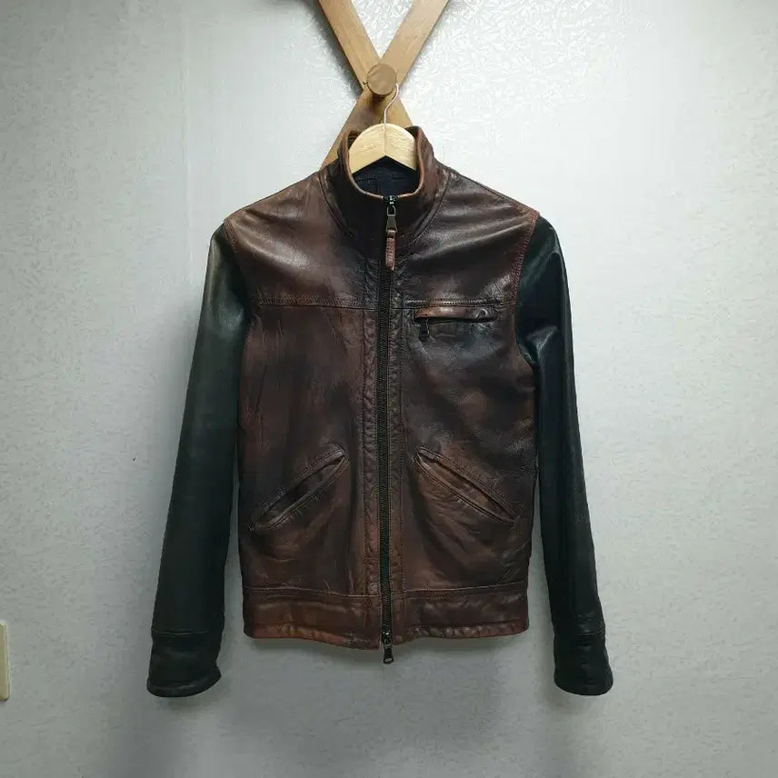 [BUNJANG] GARRETT Leather Jacket / [46/95] GARRETT 가렛 가죽자켓