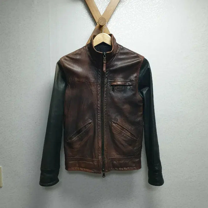 [BUNJANG] GARRETT Leather Jacket / [46/95] GARRETT 가렛 가죽자켓