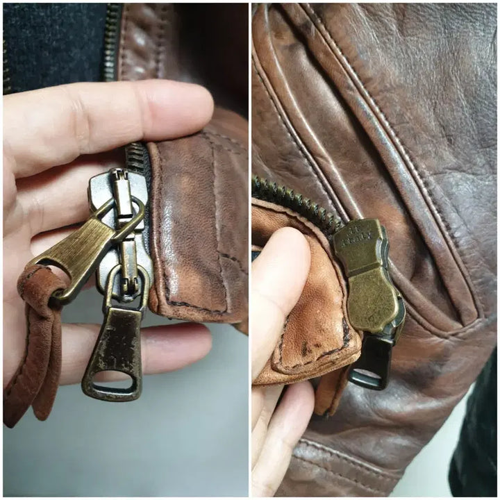 [BUNJANG] GARRETT Leather Jacket / [46/95] GARRETT 가렛 가죽자켓