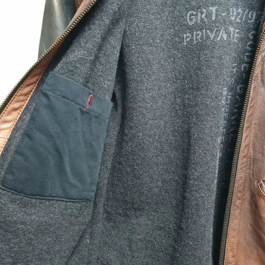 [BUNJANG] GARRETT Leather Jacket / [46/95] GARRETT 가렛 가죽자켓