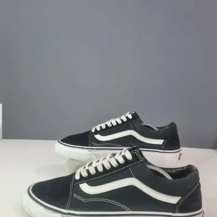 [BUNJANG] Hyojavintage 275 Vans Old Skool Black Low-Top Sneakers / 효자빈티지 275 반스 올드스쿨 블랙 로우