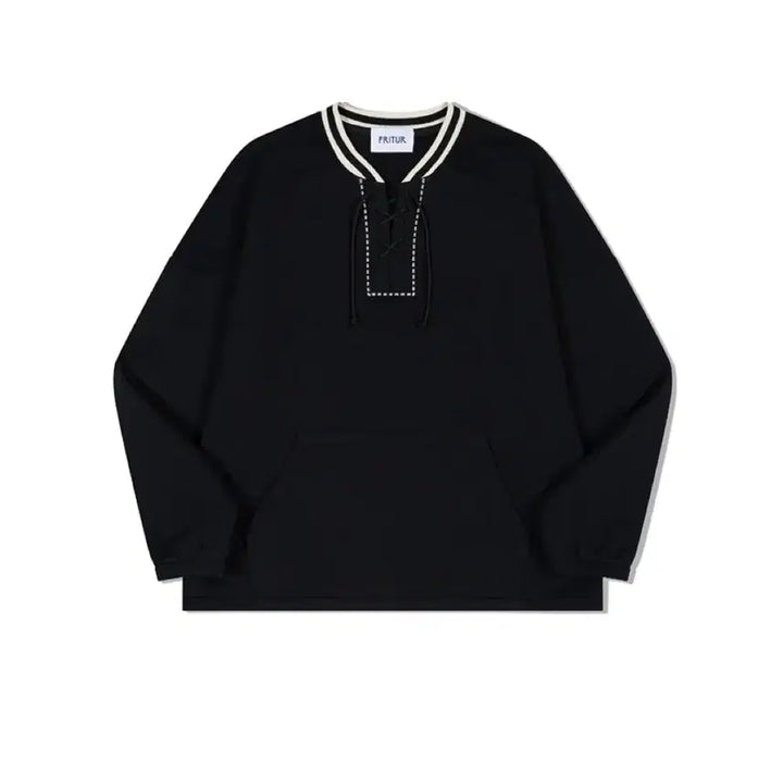 [BUNJANG] FREETHER Rugby Graphic Sweatshirt Black / 프리터 맨투맨 Rugby Graphic Sweatshirt Black