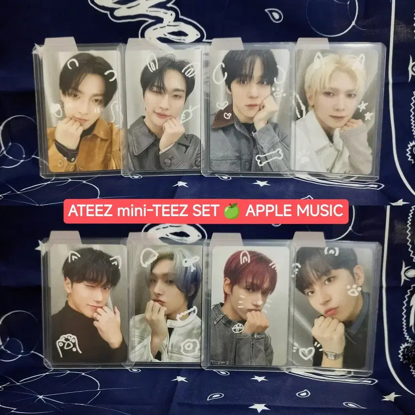 [BUNJANG] ATEEZ Apple Music Mini-TEEZ Set / 에이티즈 mini-TEEZ SET - APPLE MUSIC