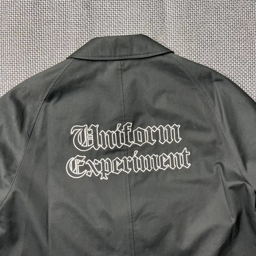 [BUNJANG] Uniform Experiment Black Coat (Size 105) / (새상품) UNIFORM EXPERIMENT 코트 (105)