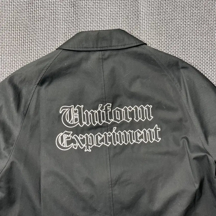 [BUNJANG] Uniform Experiment Black Coat (Size 105) / (새상품) UNIFORM EXPERIMENT 코트 (105)