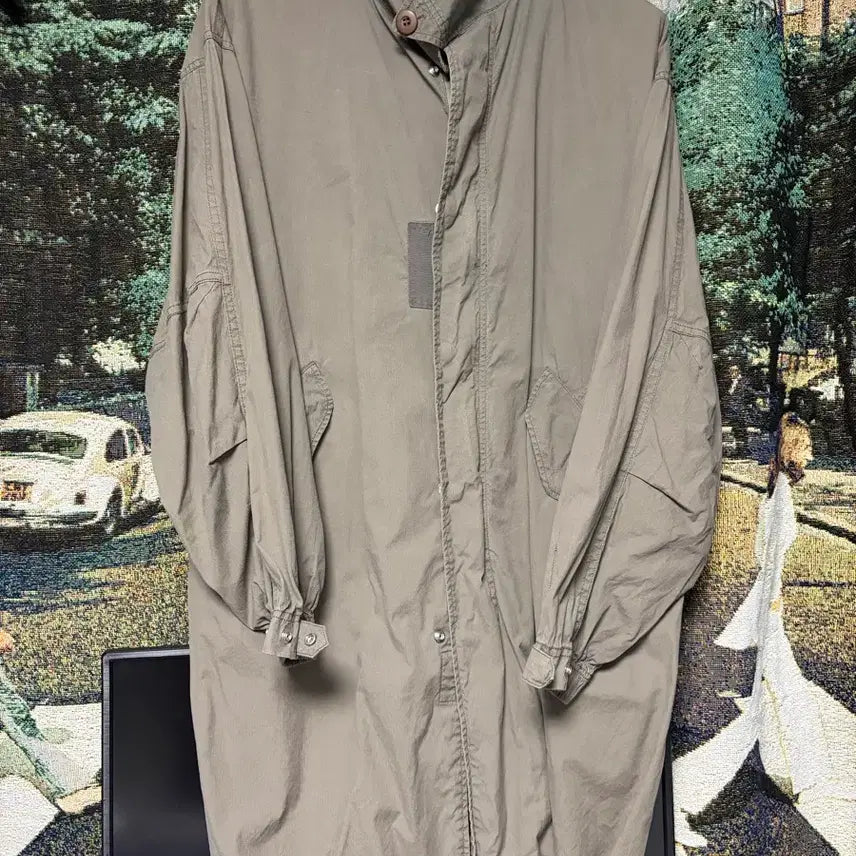 [BUNJANG] Polytelu Del Paca Olive Gray / (2)폴리테루 델 파카 올리브 그레이