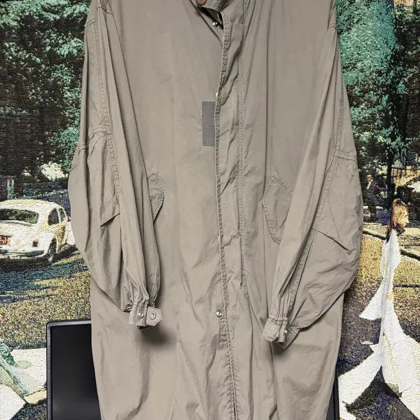 [BUNJANG] Polytelu Del Paca Olive Gray / (2)폴리테루 델 파카 올리브 그레이