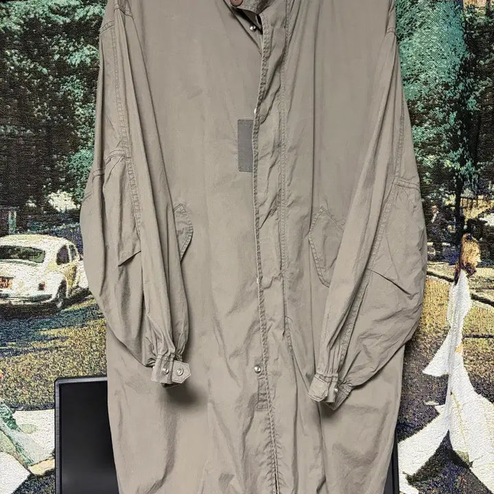 [BUNJANG] Polytelu Del Paca Olive Gray / (2)폴리테루 델 파카 올리브 그레이