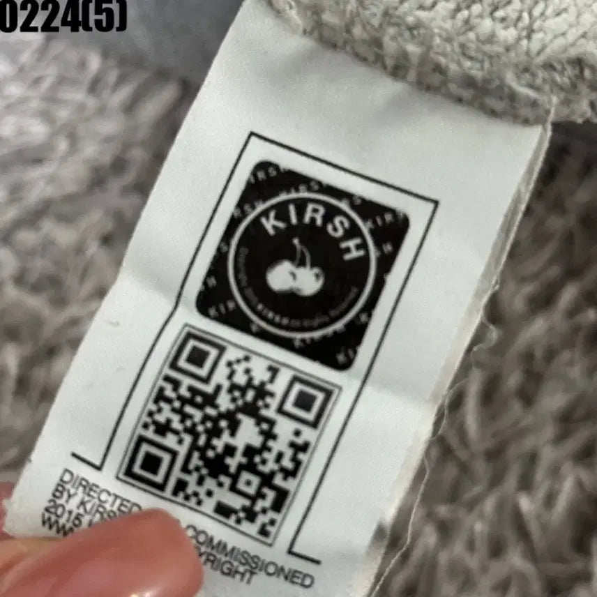 [BUNJANG] Kirsh Cherry Embroidered Sweatshirt Gray / 키르시 체리 자수 맨투맨 그레이1 0224