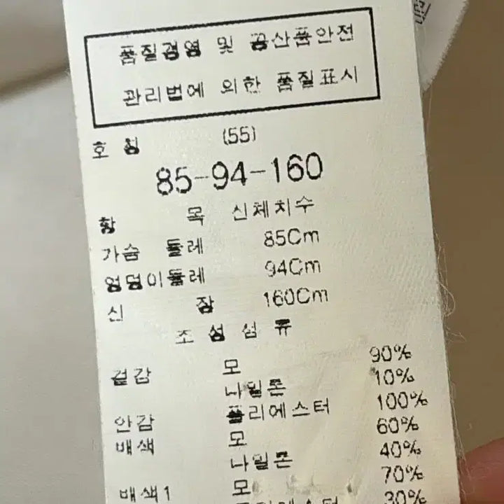 [BUNJANG] ezzoc Wool Oversized Coat (S) / ezzoc 모직 오버핏 코트 s