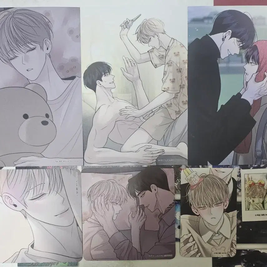 [BUNJANG] Monday's Savior Moffen Postcard & Coaster Set / 월요일의 구원자 월구 모펀 엽서 코스터 방포 양도